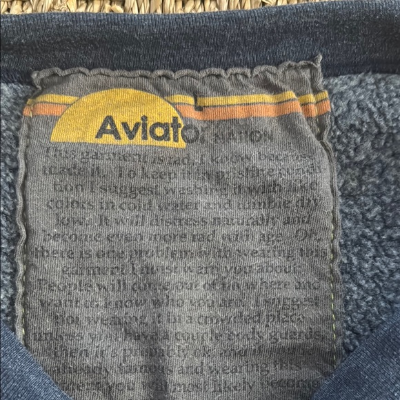 Aviator Nation Cropped Crew Sweatshirt - Picture 5 of 6